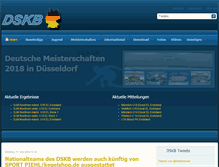 Tablet Screenshot of dskb-sportkegeln.de